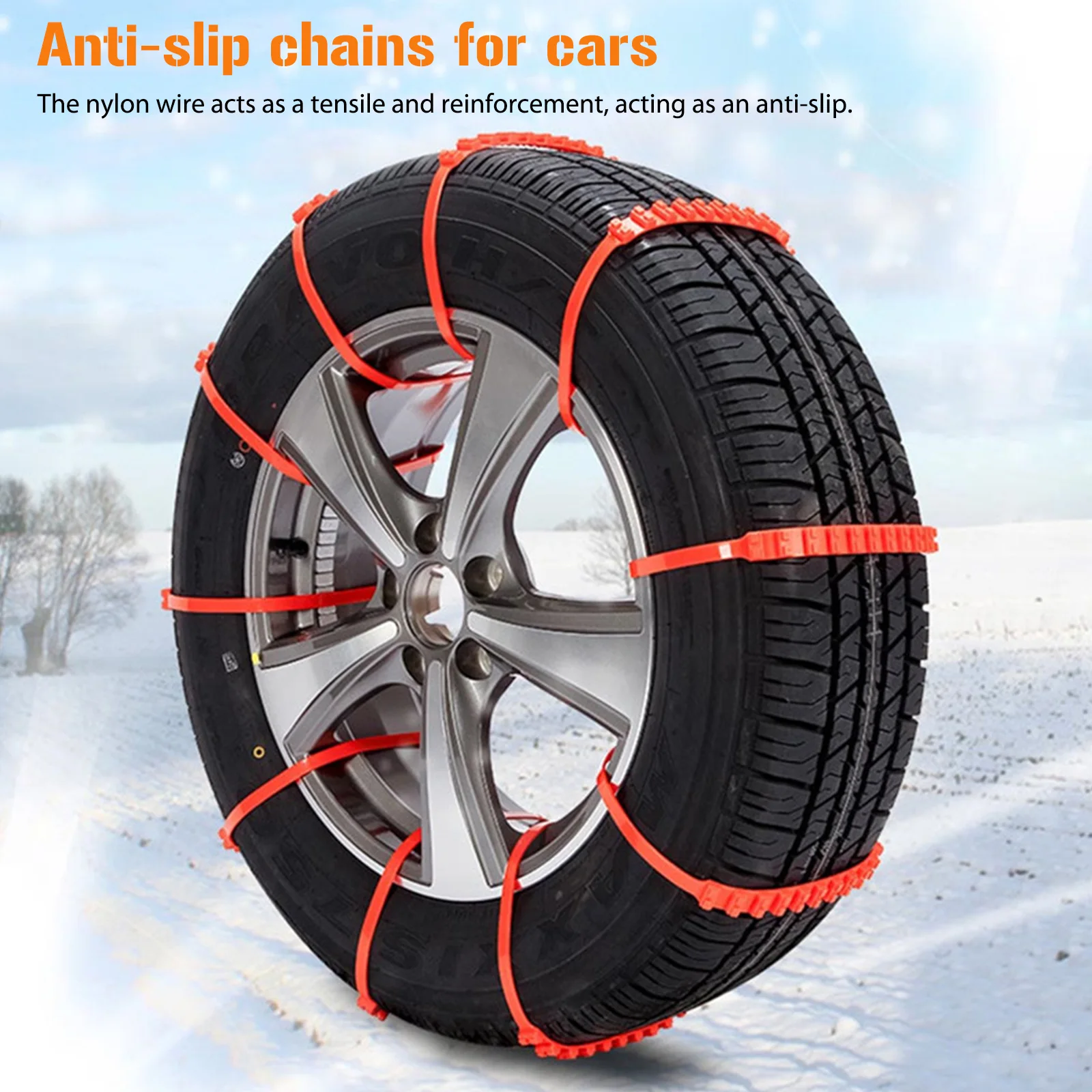 Tire Chains 10/20/40Pcs Anti-Skid Snow for Car Truck