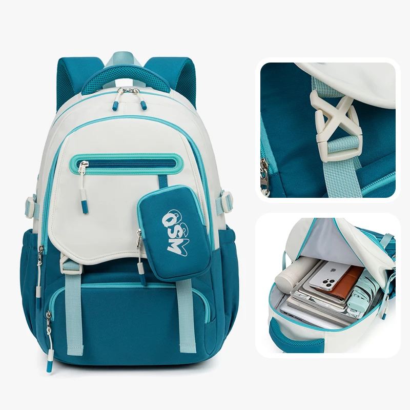 Schoolbags for Primary School Girls in Grades 3-6 Female High-Looking Junior High School Students Korean Style Backpacks