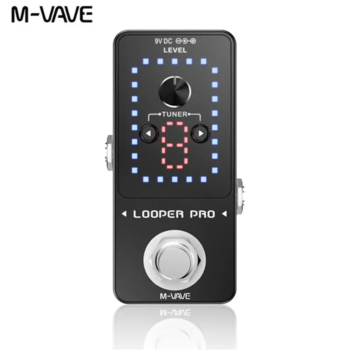 M-Vave Guitar Effect Pedal Looper 9 Loops 40 Minuti Di Registrazione Time Loop Station Con Sintonizzatore Overdub Guitar Looper Musical Sports