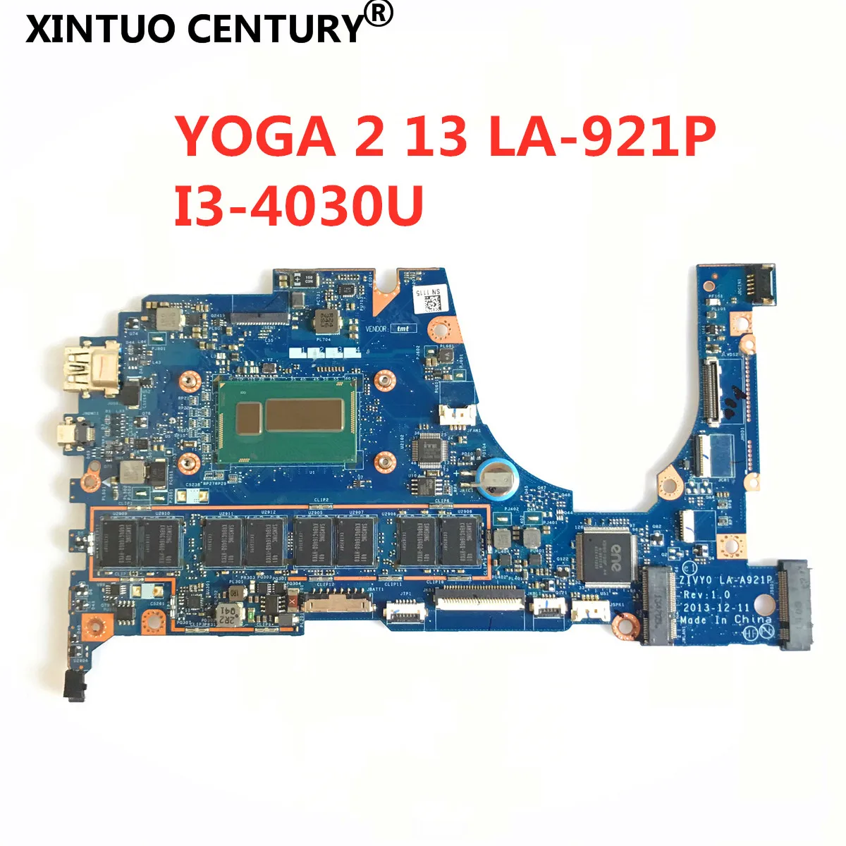 

Материнская плата ZIVY0 для Lenovo LA-A921P Yoga 2 13, материнская плата с YOGA2-13/4030U cpu 4G память 5B20G55969 5B20G19207