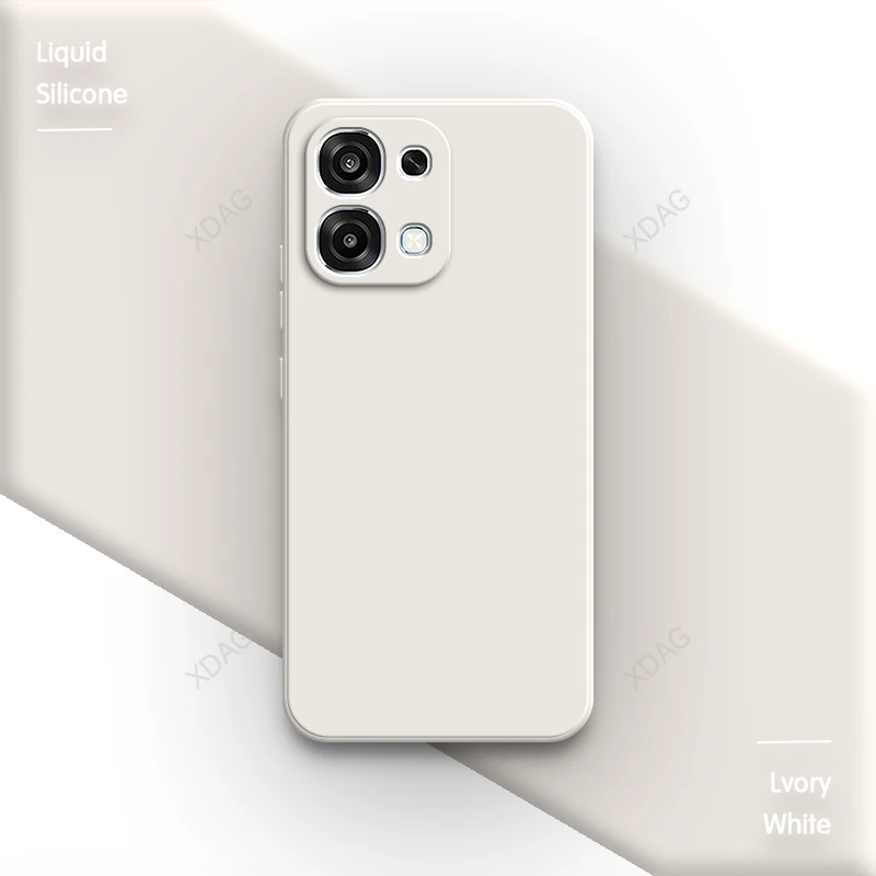 Soft Capa Liquid Silicone Phone Case - Durable, High-Quality Back Cover with Camera Protection