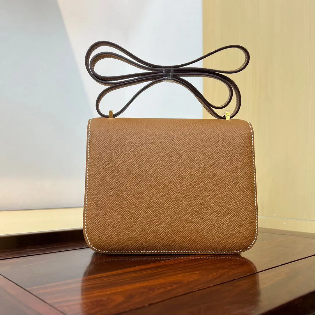 H 2023 High Quality Buckle Flight Attendant Single Shoulder Diagonal Cross Small Square Bag