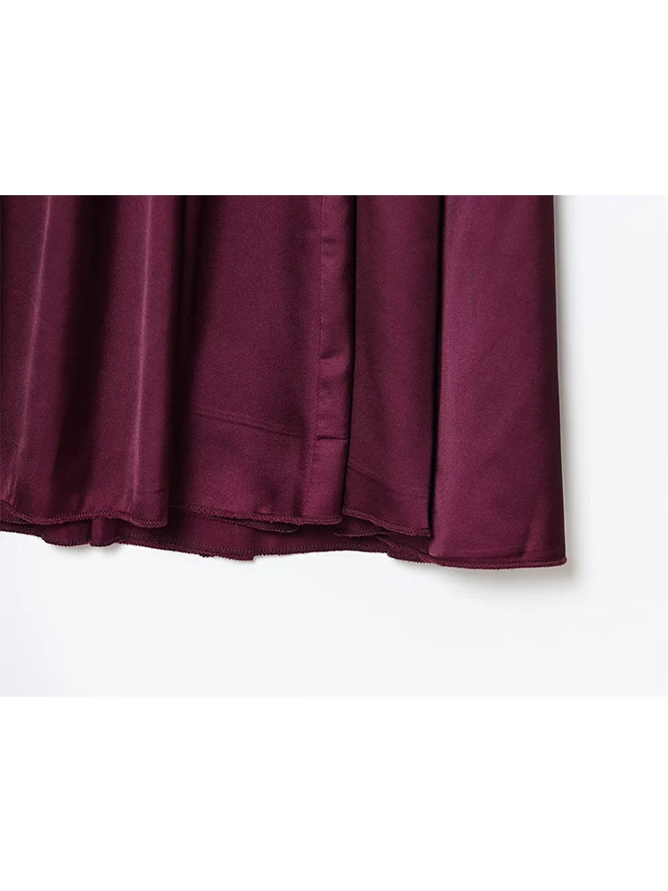 TFMLN Backless Sling Maxi Dress For Women Casual Loose  V-neck High Street Open Back Dress 2025 Summer Lady Vacation Robes