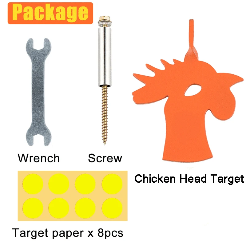 High-Visibility Steel Spinner Target for Outdoor Shooting with Auto Reset and Easy Set-Up Accessories