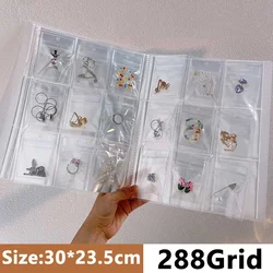 Transparent Anti-Oxidation Jewelry Organizer with Storage Albums and Drawer (288Grid-05)