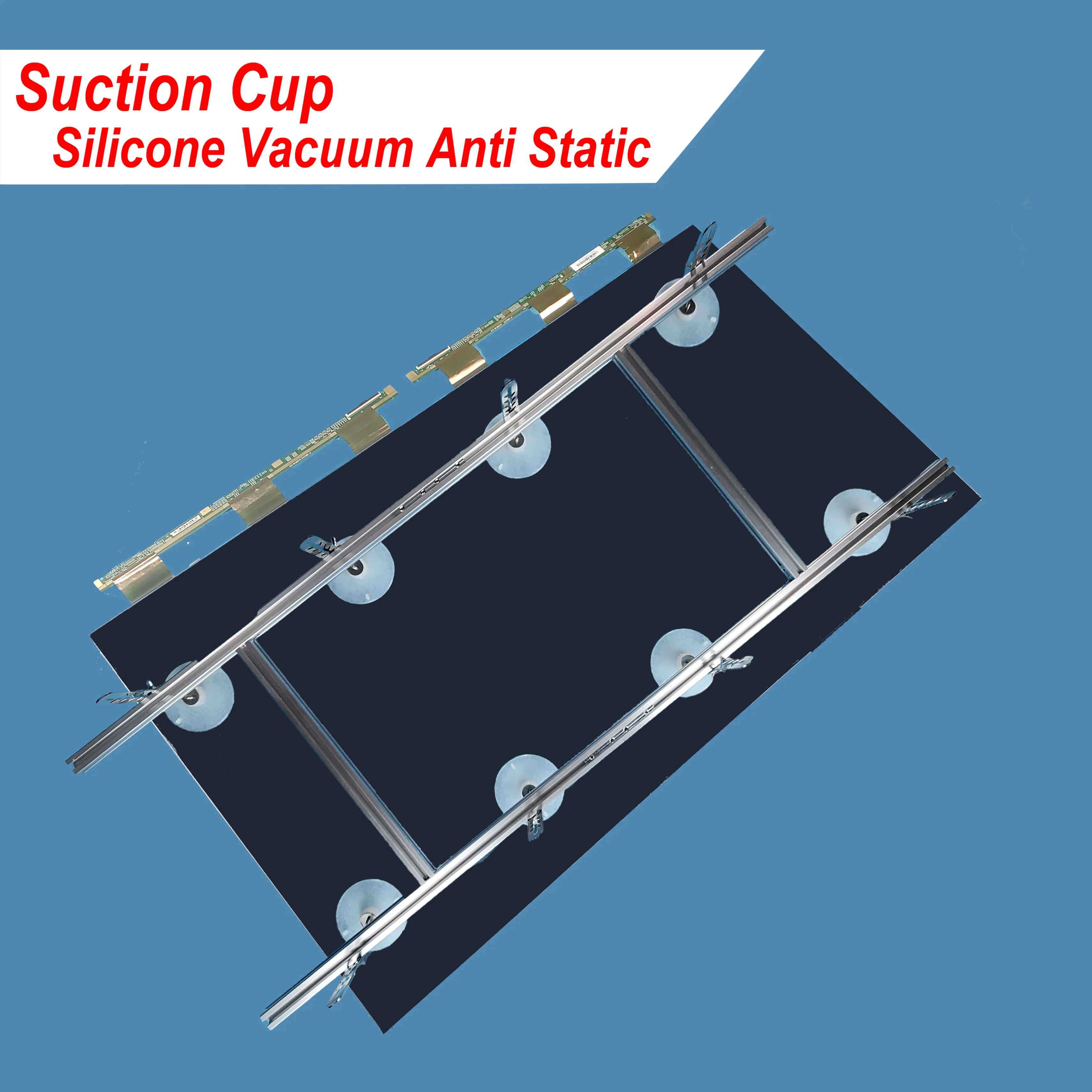 TV Screen Suction Cups Panel Remove Repair Tool 32-65 Inch Silicone Vacuum Suction Cup Supports Detachable Device