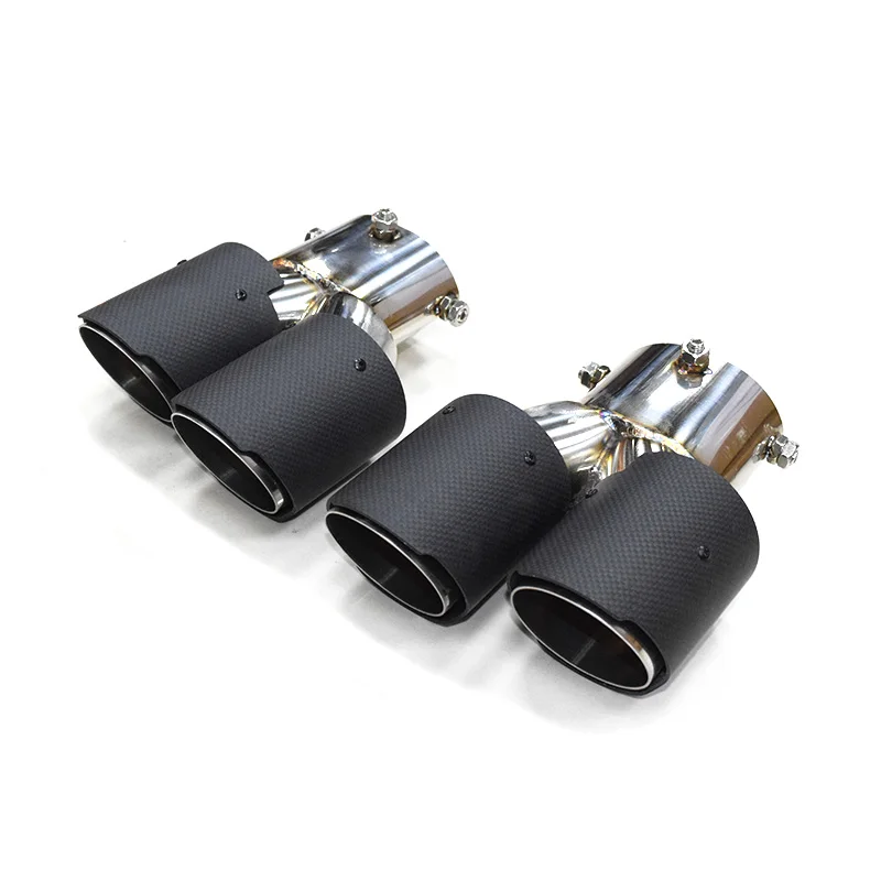 Carbon Fiber Exhaust Tips For BMW G42 G20 G21