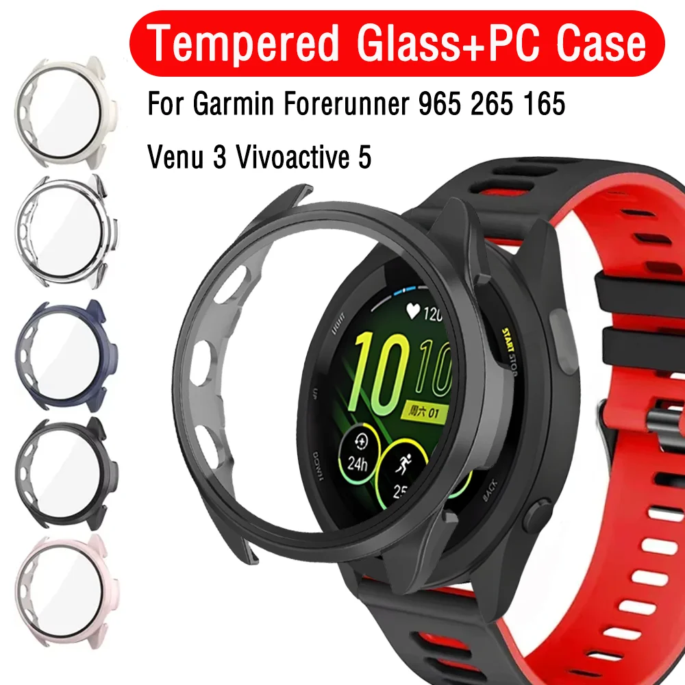 Premium HD Tempered Glass + PC Protective Case - All-Around Screen Cover