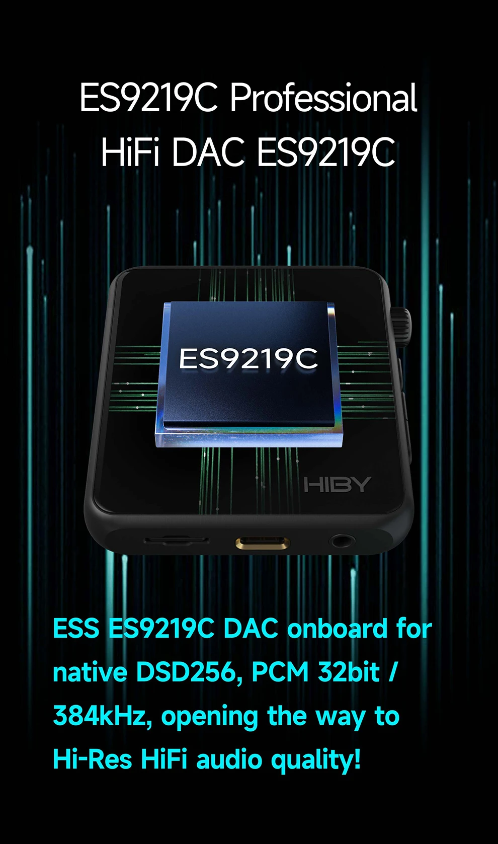 HiBy R2 II / R2 GEN 2 Аудио Hi-Fi Музыкальный плеер MP3 USB C DAC ...