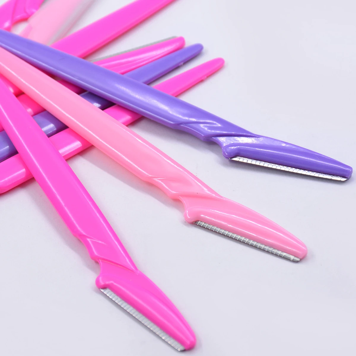 Woman Eyebrow Razors 30pcs In Container Facial Trimmer Body Hair Shaver Eye Brow Epilation Hair Removal Cutter Blades