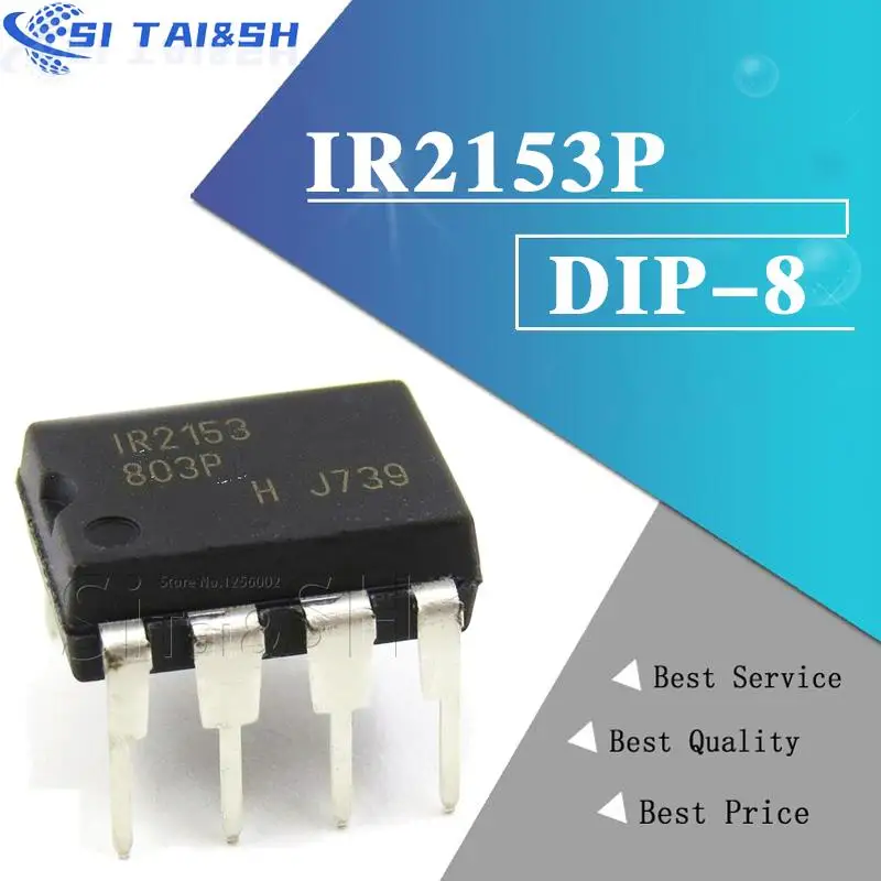 5 pces ir2153p ir2153d ir2153 dip8 ponte driver ic circuitos integrados ...