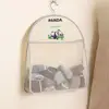 Multi-layer Storage Mesh Bag Save Space Wardrobe Hanging Socks Storage Bags Large Capacity Multi-function Dormitory Storage Tool 4