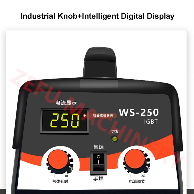 220V Argon Arc Welding Machine Portable Small Electric Welding Machine WS-250 High Power Argon Arc Dual-Use
