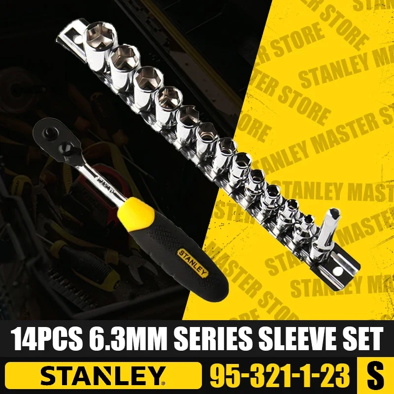 

STANLEY 95-321-1-23/95-322-1-23/95-323-1-23 Series Sleeve Set Ratchet Wrench Set Auto Repair Tools Hand Tool Sets