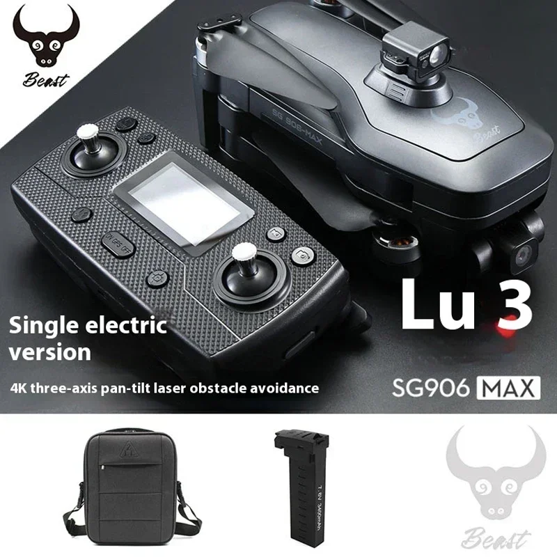 SG906MAX GPS Mini Drone Professionale 4K HD Macchina Fotografica 3-Axis Gimbal EIS 5G Wifi Evitamento Ostacoli Pieghevole Quadcopter Dron Toy1200M - immagine 3