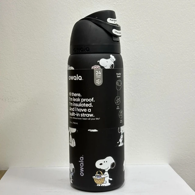 Vaso Térmico Snoopy con Pajita 6