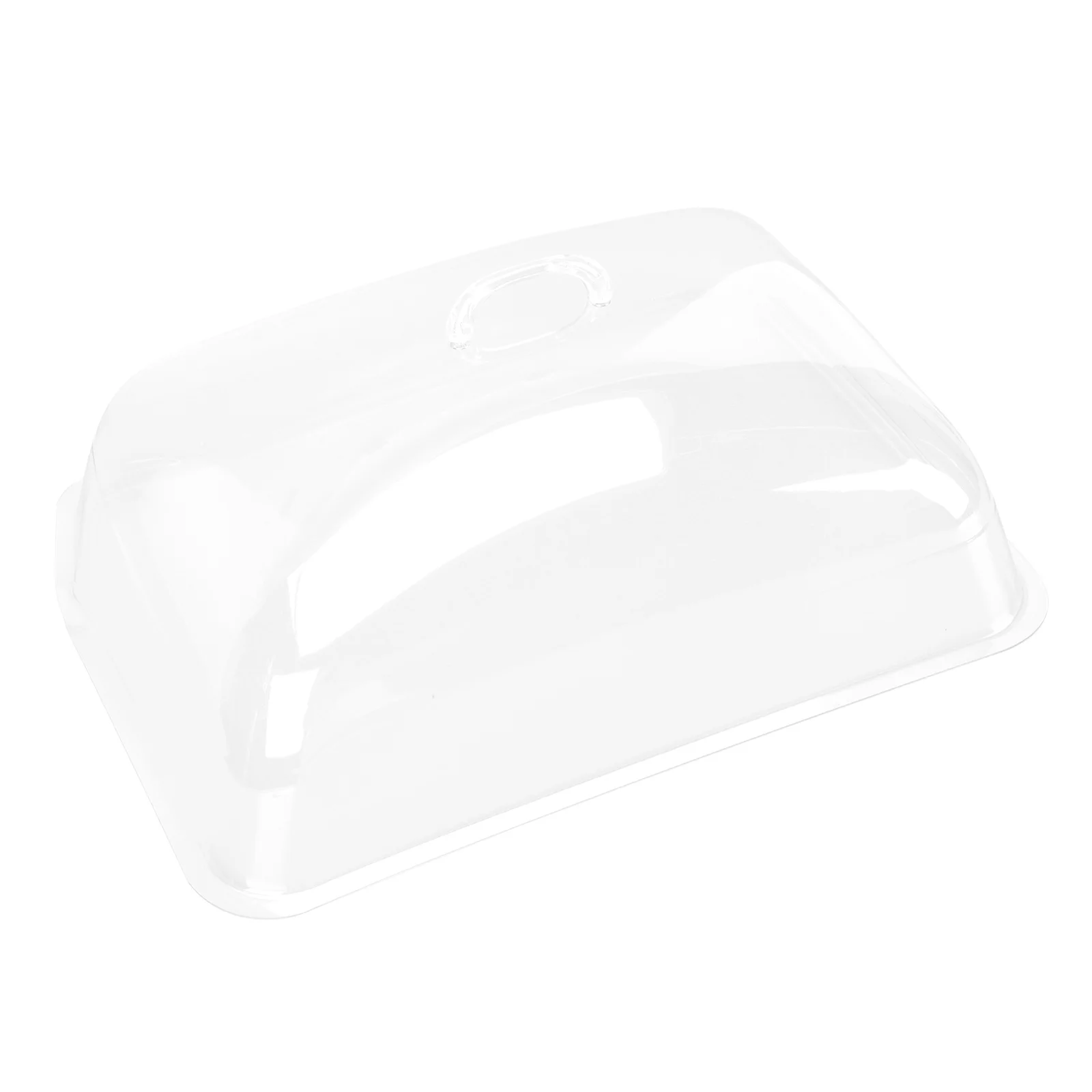 

Transparent Cake Square Cover: Plate Cover Splatter Guard Lid Table Dome Cover Desk Fruit Lid with for Home Kitchen Dishwasher