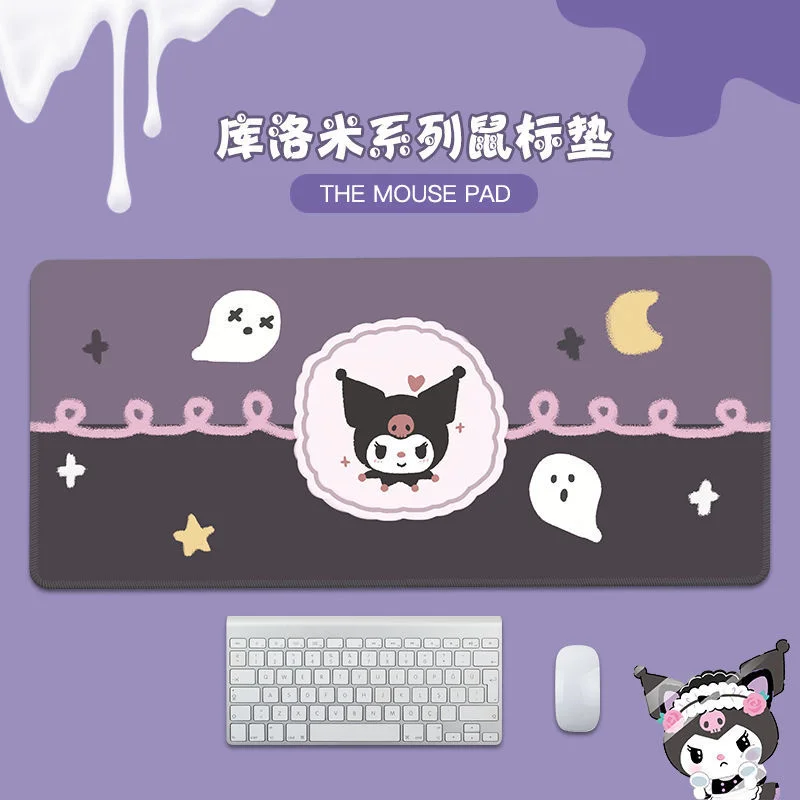 

Kawaii Sanrios Anime Cinnamoroll Melody Kuromi Mouse Pad Desktop Oil-Proof Non-Slip Desk Mat Students Writing Pad Gift Toy Girls