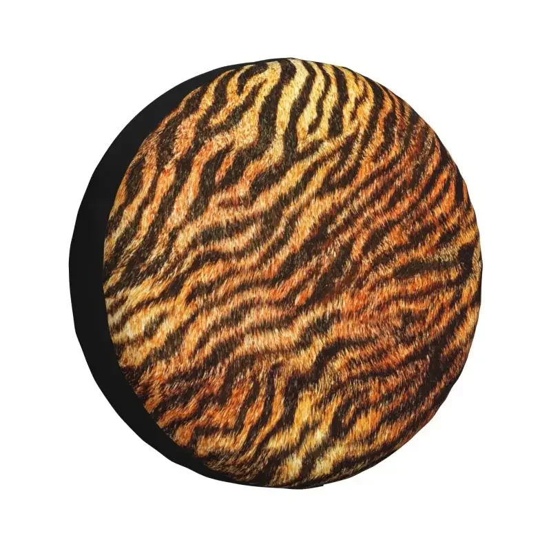 

Animal Skin Spare Tire Cover for Toyota Land Cruiser RV, Tiger Skin, Tiger Skin, Car Wheel Protector Covers, Leopard Print
