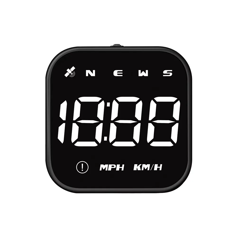 HUD para coche, pantalla digital portátil de plástico, velocímetro digital universal GPS, medidor de velocidad, Plug and Play 1