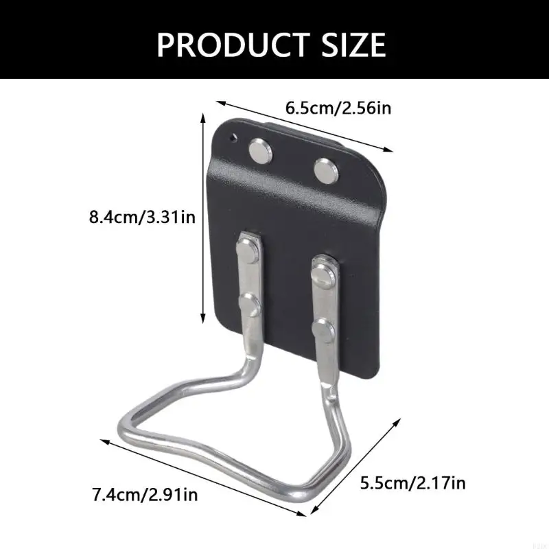 02DC Multifunctional Hammer Holder Hammer Holsters Clip on Tool Belt Metal Accessories Holder for Tool Belt Claw