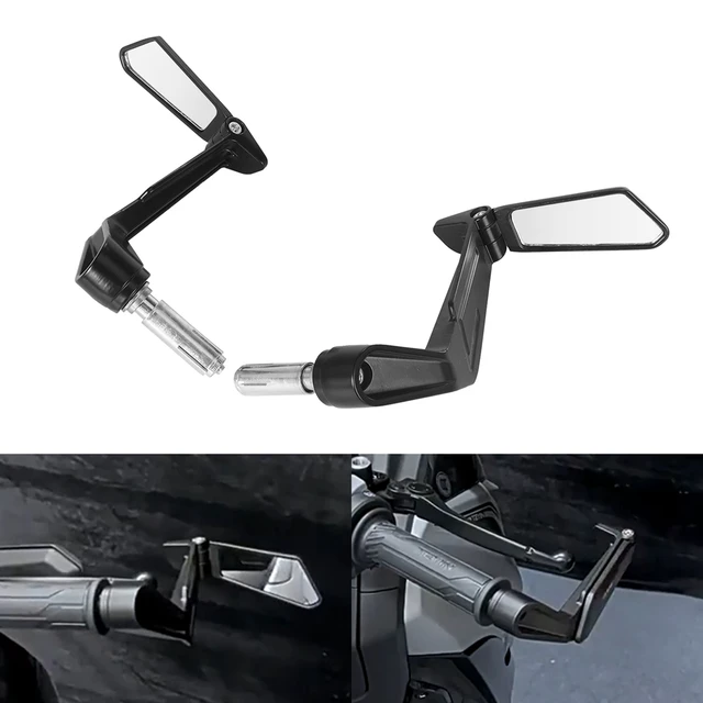 1 Pair 7/8" 22mm Motorcycle Rearview Mirrors Universal Scooter Bar End Handlebar Mirror Rear View Mirror Accessories