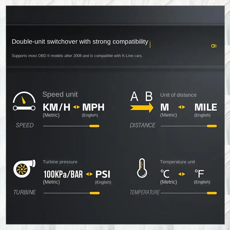 1 Piece S100 Dual Display HUD Head-Up Display Black Plastic Vehicle Instrument Transmission Oil Temperature Monitoring