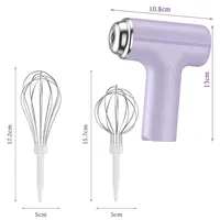 Mélangeur électrique sans fil Portable, 3 vitesses, batteur à œufs, pâte à pâtisserie, gâteau, crème, mousseur à lait, outils de cuisine, 1 pièce 2