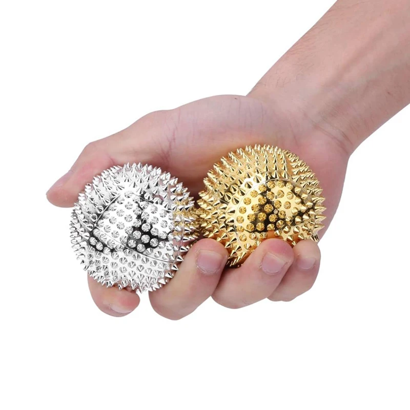 Spike Roller Magnetic Hand Massage Ball Acupressure Therapy Relaxation Stress Reducer Fidget Toy For Anxiety Adults