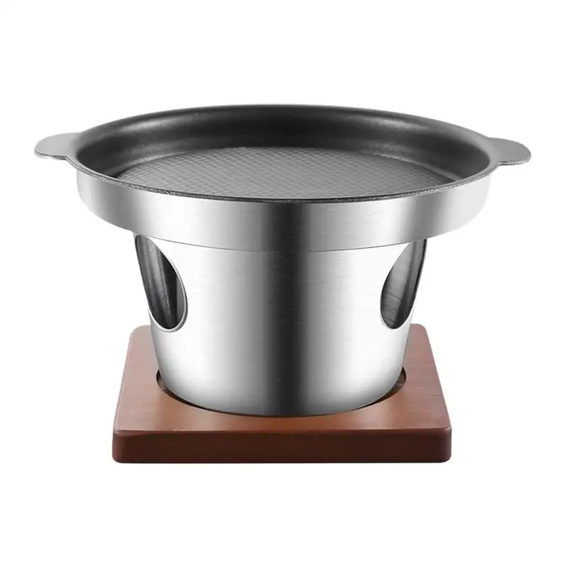 

Mini Barbecue Grill Portable Tabletop Alcohol Camping Stove Set Non Stick Indoor Korean Grill For Indoor Outdoor Party supplies