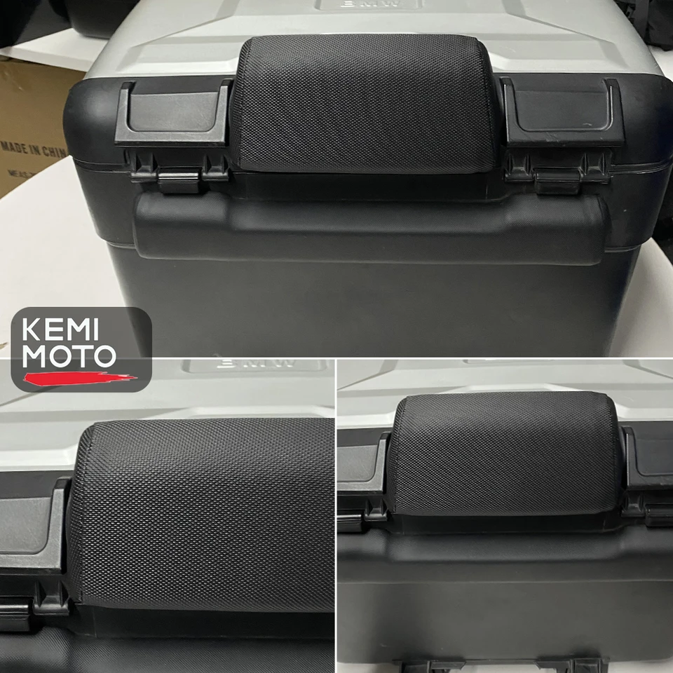 Motorcycle Backrest Back Pad Rear Top Case Box Luggage Cushion For BMW - View #10