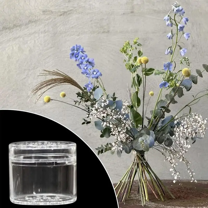Spiral Ikebana Stem Holder Clear Spiral Flower Stem Stand DIY Floral Art Accessory Flower Vase Holder Ring for Party Wedding 3