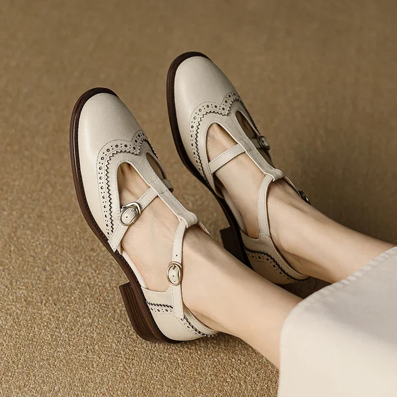 Samba Tenis Mujer Mary Jan Zapatos De Tacón Bajo Para Mujer - Main Image