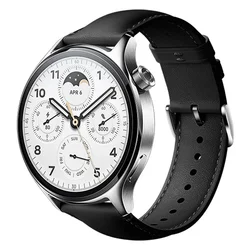 Premium Original Leather Strap - Universal 22MM Cowhide Band - Xiaomi Color Sport (Black)