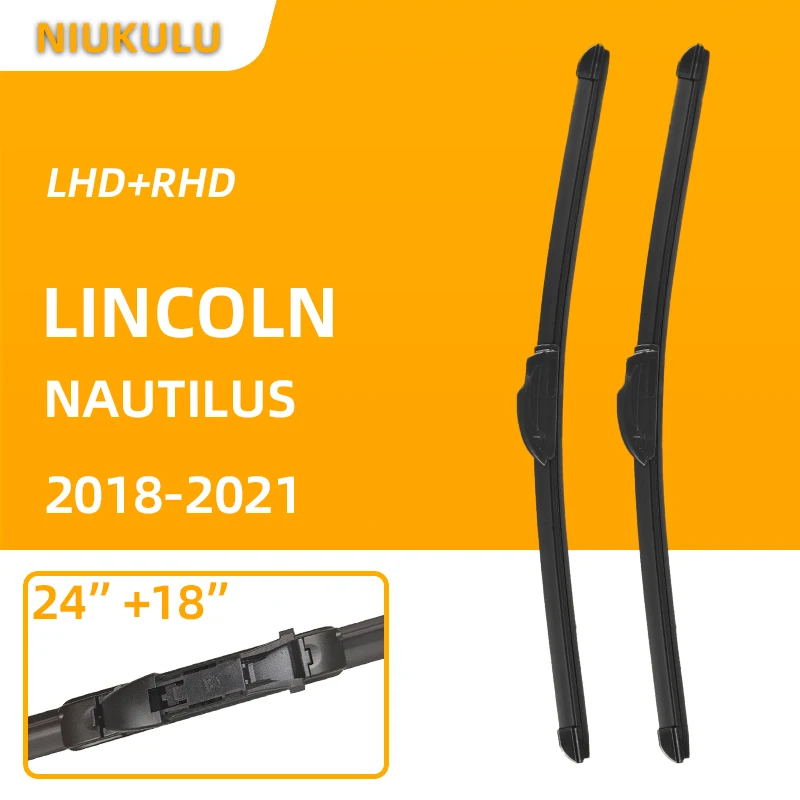 Car Windscreen Windshield Wiper Blades For LINCOLN NAUTILUS 2018 2021