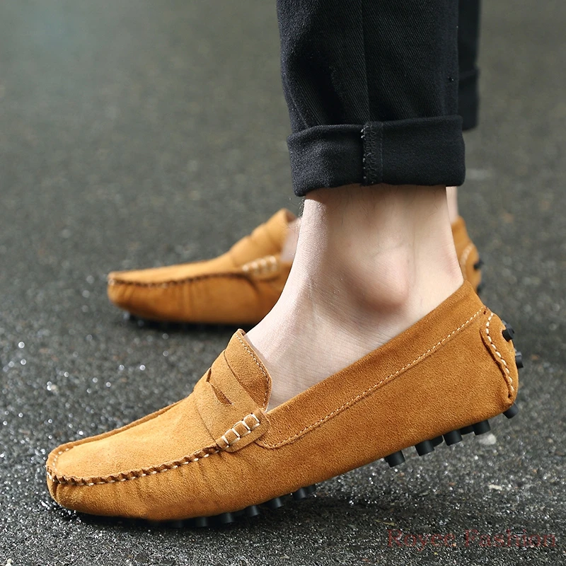 Leather Men Loafers Men Shoes Luxury 2022 Casual Slip on Formal Loafers Men Moccasins Men's Flats Male Driving Shoes  zapatos