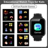 Children's Wristwatch 24 Games Kids Smart Watch Music Play Pedometer Tracker Time Display Video Audio Record Torch Smartwatch 4