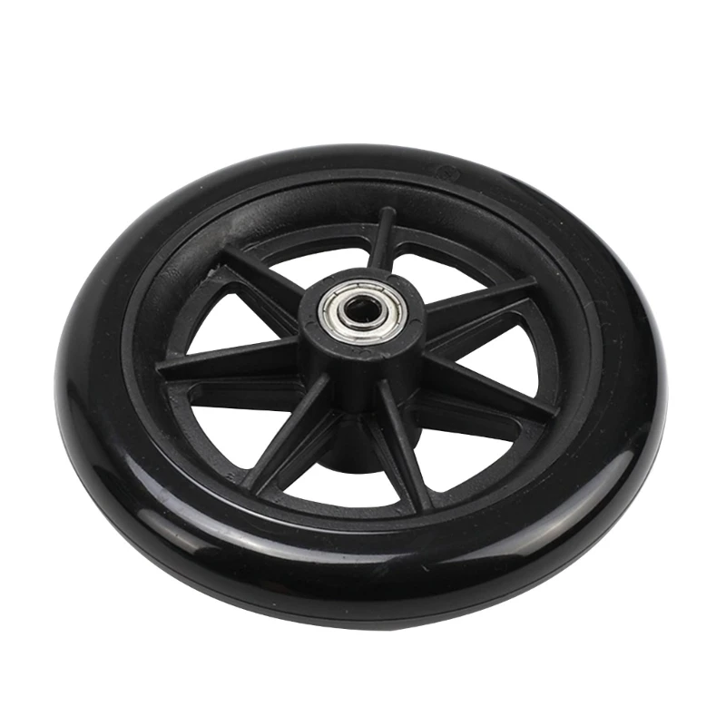 68InchWheelchairCasterUniversalFrontWheelReplacementSolidTire