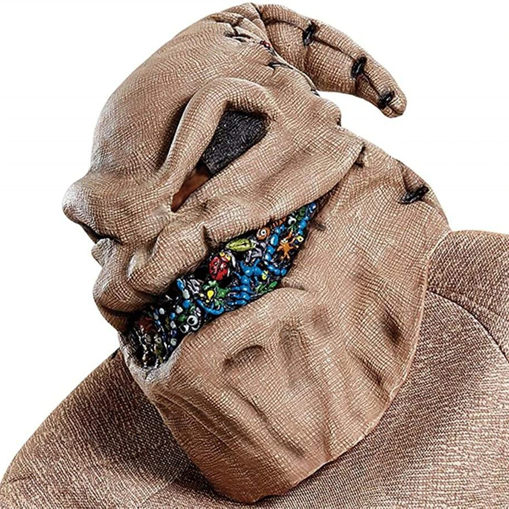 Película The Nightmare Oogie Boogie máscara, accesorios de monstruo de  Halloween, disfraz divertido de Cosplay de látex - AliExpress, image size:1000x1000