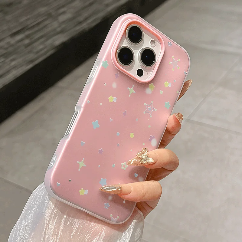 Vibrant Candy Star Phone Case - Lovely PC Cover