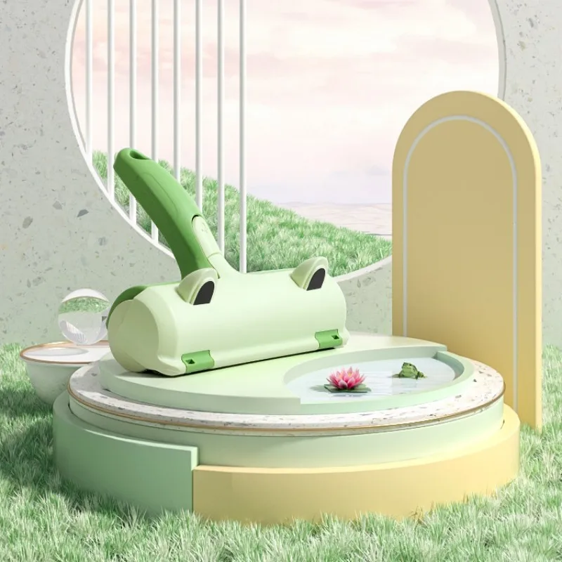 

Sticky Hair Brush Cute Cartoon Frog Shaped Creative Hair Removal Roller Home Sofa Carpet Clothes Lint Remover Cleaning Supplies