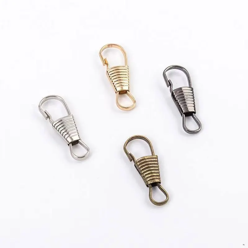

50pcs/Lot 25mm Gold Silver Metal Lobster Clasp Keychain Handbag Closure Carabiner DIY Handcrafts Bag Hardware Craft Accessories