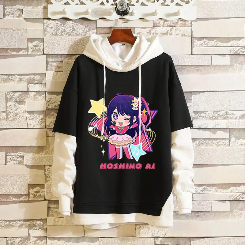 

Anime Oshi no Ko Cosplay Hoodie Hoshino Ai Costume Fashion Hooded Coat Autumn Sweatshirt Pullover Fashion