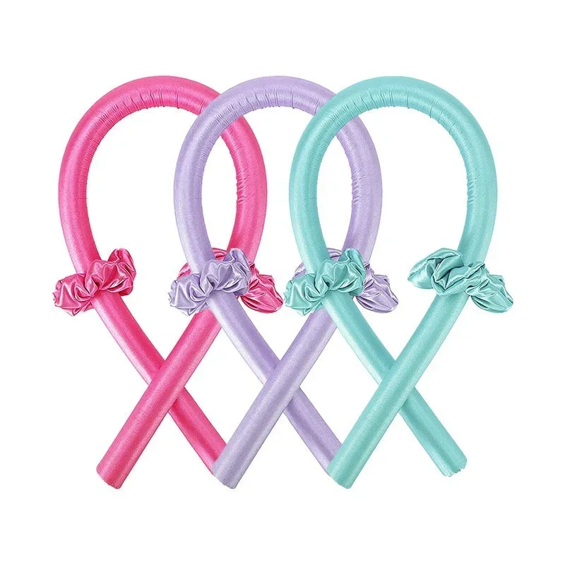 Curly Hair Products Set Heatless Curls Rollers Short Long Hair Overnight Silk Headband Curly Styling Tool boucleur cheveux hair curling tools