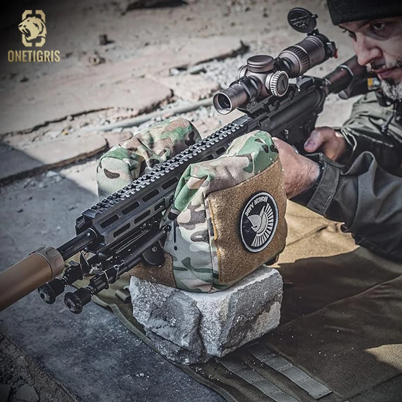 

ONETIGRIS Shooting Rest Bag Unfilled Shooting Bag Gun Rest Squeeze Sandbags for Long Range Shooting Hunting Target Photography