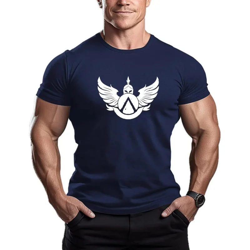 

Mens bodybuilding T-shirt-gym training top fashion workout shirts