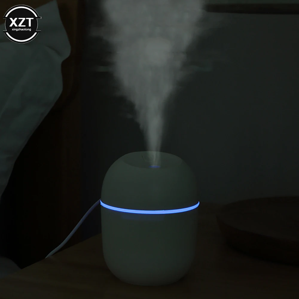 220ML Portable Air Humidifier Mini Ultrasonic Essential Oil Silent Diffuser Home Bedroom USB Large Spray Humidifier