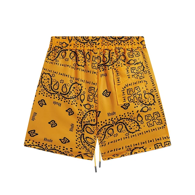 Vintage Paisley Print Men Shorts Comfortable Breathable Shorts 2022 Printed  Men Sweatpant Social Club Outfits Black Brown - AliExpress