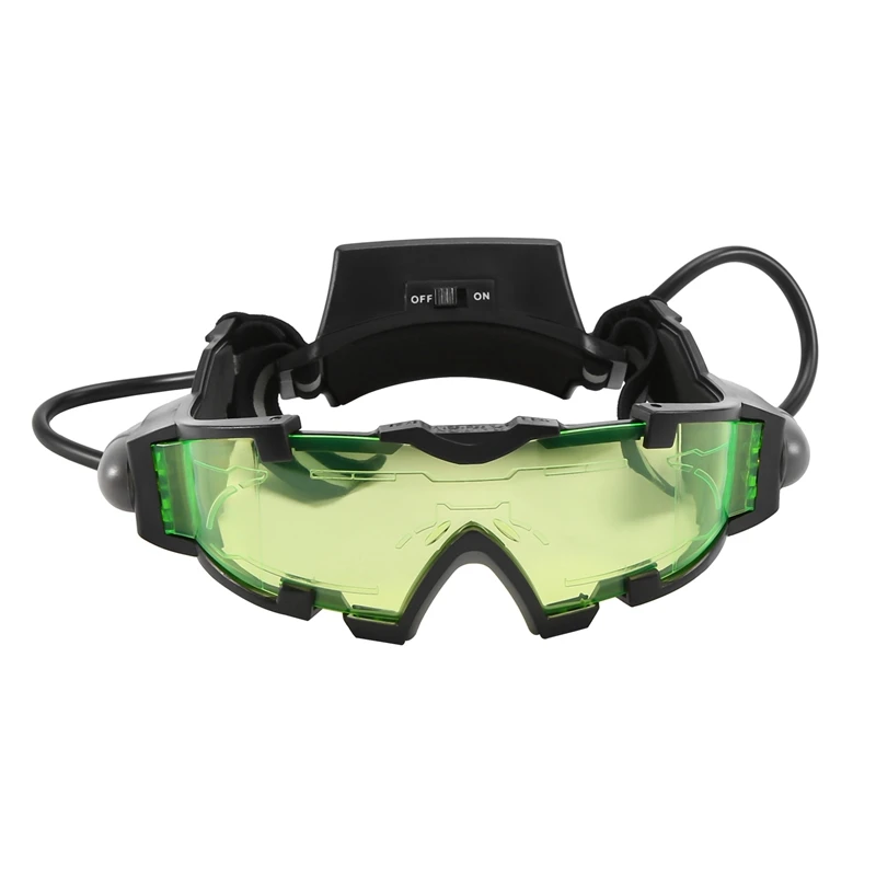

Очки ночного видения, регулируемые детские светодиодные Ночные очки для гонок, езды на велосипеде, охоты, для защиты глаз, детский подарок