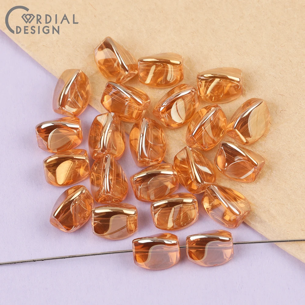 Cordial Design 10*12MM 300pcs DIY Glass Bead/Beads Making/Hand Made/Aurora Effect/Waterdrop Shape/Jewelry Findings & Components - cordial